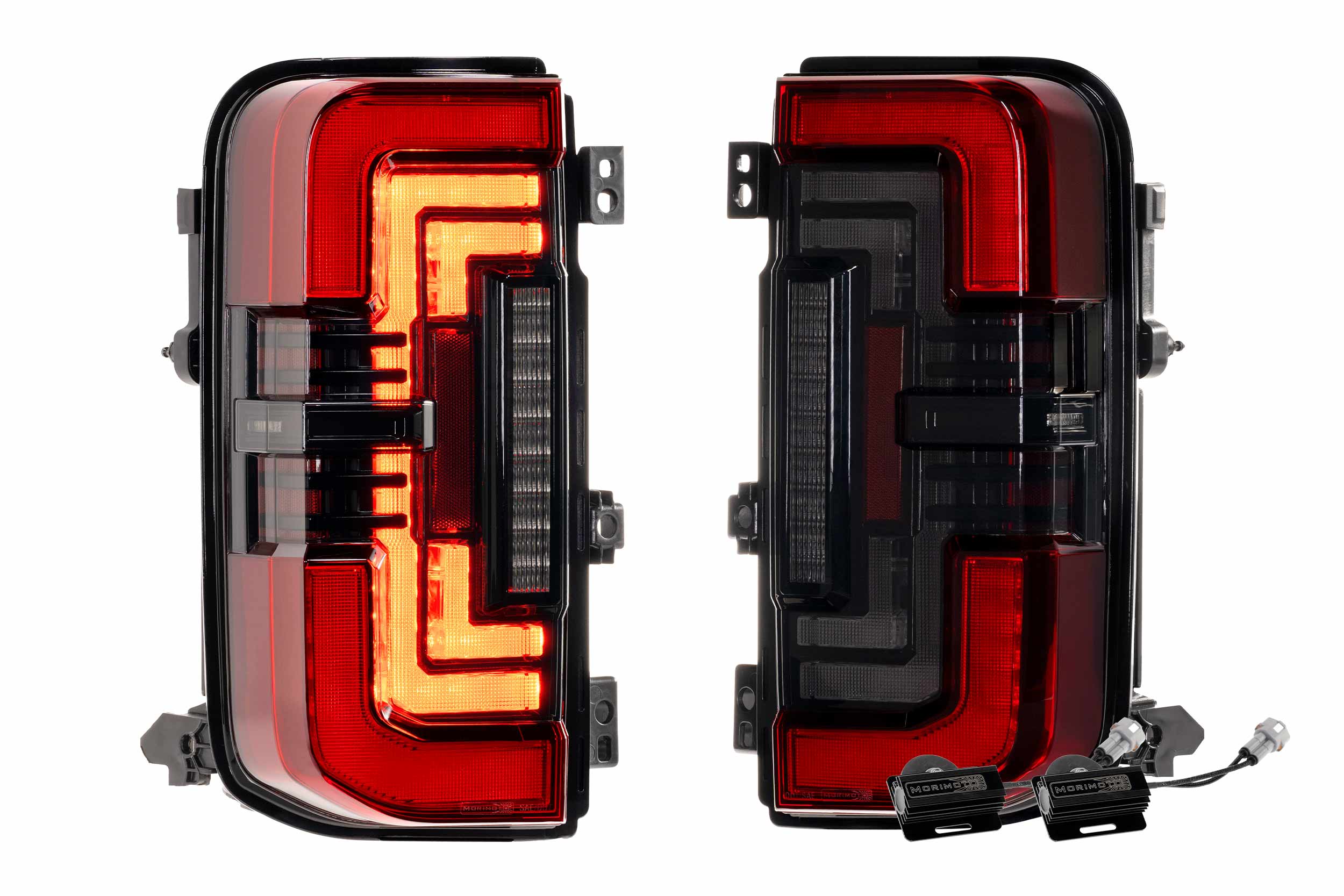 21-26 Ford Bronco XB LED Low Profile Tail Lights (Red)